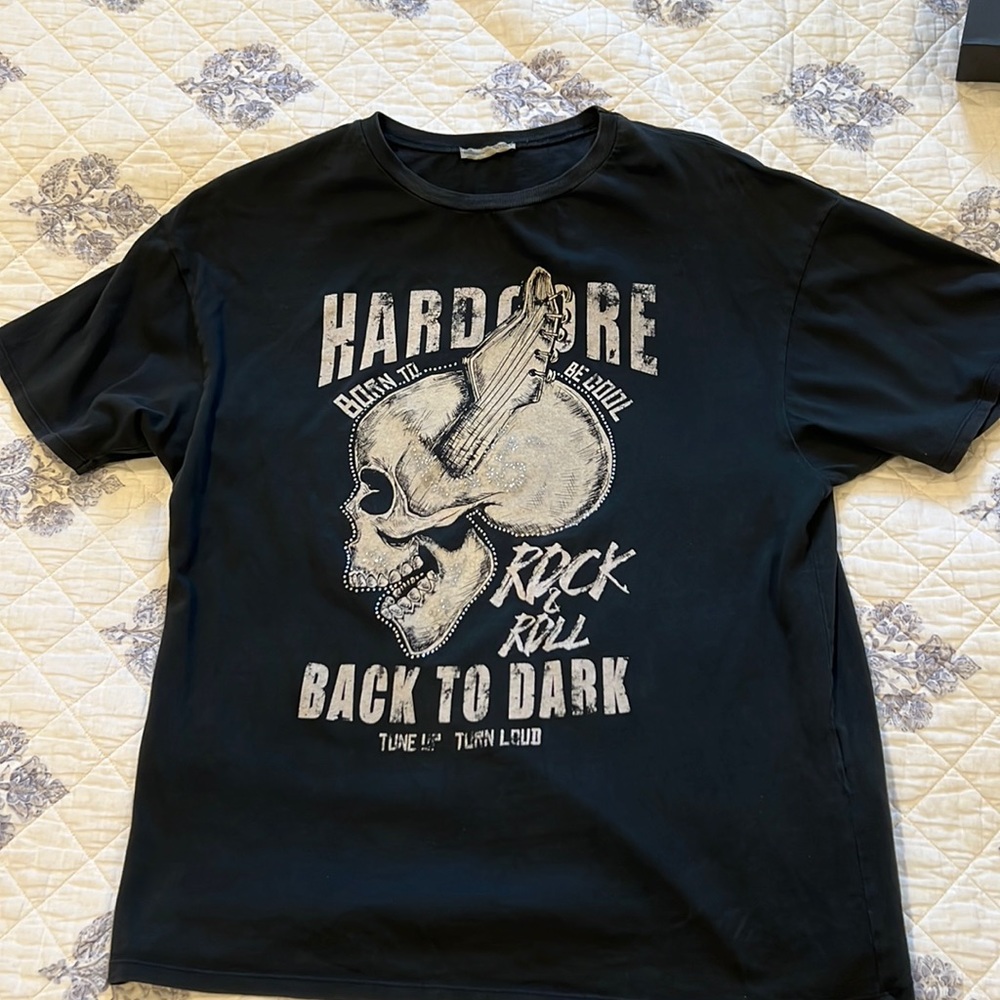 Vitage ZARA scull tshirt slightly oversized